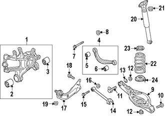 Foto de Conjunto de Mun de Suspensin Original para Mazda 3 2014 2015 2016 2017 Marca MAZDA Nmero de Parte BJS72612XB