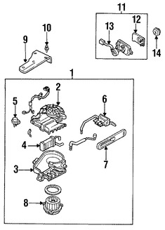 Foto de Valvula de Control Calentamiento Original para Mazda MPV Marca MAZDA Nmero de Parte LA0361D20