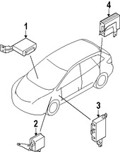 Foto de Mdulo de Control de la carrocera Original para Mazda CX-9 2007 2008 2009 Marca MAZDA Nmero de Parte TD1267560D