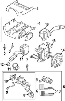 Foto de Interruptor del limpiaparabrisas Original para Mazda CX-9 Marca MAZDA N�mero de Parte GR1R66128A