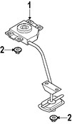 Foto de Elevador de Llanta de Repuesto Original para Mazda CX-9 Marca MAZDA N�mero de Parte TD11567CXA