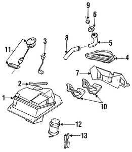 Foto de Canister Original para Mazda Miata 1990 1991 1992 1993 1994 Marca MAZDA N�mero de Parte B61P13970