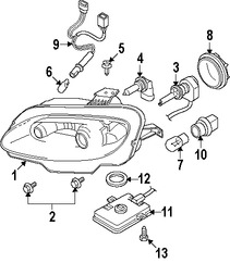 Foto de Modulo de Control de Faro de Xenon Original para Mazda MX-5 Miata 2006 2007 2008 Marca MAZDA Nmero de Parte NE59510H3