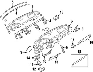 Foto de Sensor de Temperatura del Aire de la Cabina Original para Mazda MX-5 Miata Mazda 3 Marca MAZDA N�mero de Parte BBM561757
