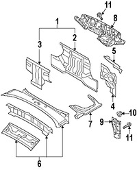 Foto de Panel posterior Original para Mazda MX-5 Miata Marca MAZDA N�mero de Parte NF7971481A