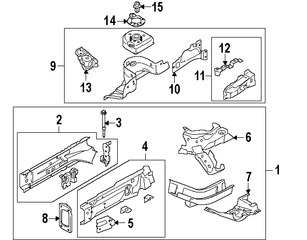 Foto de Conjunto de proteccion del guardafangos Original para Mazda 2 2011 2012 2013 2014 Marca MAZDA Nmero de Parte DF7153210B