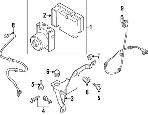 Foto de M�dulo de control de ABS Original para Mazda 2 2011 2012 2013 2014 Marca MAZDA N�mero de Parte DRY16765XA