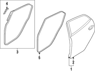 Foto de Carcasa de puerta Original para Mazda 2 2011 2012 2013 2014 Marca MAZDA N�mero de Parte DRY17302XC