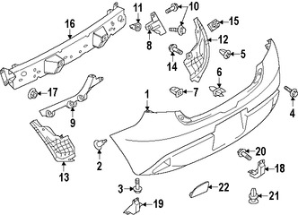 Foto de Barra de impacto de parachoque Original para Mazda 2 2011 2012 2013 2014 Marca MAZDA N�mero de Parte DR6150260B