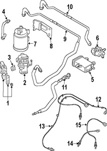 Foto de Manguera de retroalimentacin de presin EGR Original para Mazda 6 2003 2004 2005 2006 2007 2008 Marca MAZDA Nmero de Parte AJ5720310