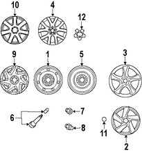 Foto de Ruedas Original para Mazda 6 Marca MAZDA N�mero de Parte 9965274060