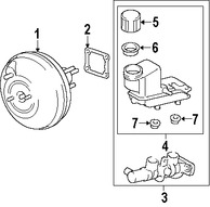 Foto de Depsito del Cilindro Maestro del Freno Original para Mazda 6 Marca MAZDA Nmero de Parte GP7B43550A