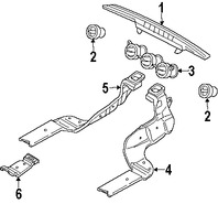 Foto de Ducto de Aire del Panel de Instrumentos Original para Mazda 6 2006 2007 2008 2003 2004 2005 Marca MAZDA N�mero de Parte GK3J61272C