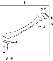 Foto de Aler�n / Spoiler Original para Mazda 6 2006 2007 2008 Marca MAZDA N�mero de Parte GM9A51960B92
