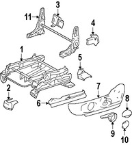 Foto de Panel lateral de Asiento Original para Mazda 6 2008 Marca MAZDA Nmero de Parte GAC6881HX72