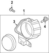 Foto de Luz de Niebla Original para Mazda RX-8 2004 2005 2006 2007 2008 Marca MAZDA N�mero de Parte FE0151680D