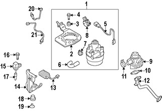 Foto de Manguera de Bomba de Aire Original para Mazda RX-8 Marca MAZDA Nmero de Parte N3H120751