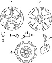 Foto de Ruedas Original para Mazda RX-8 2004 2005 2006 2007 2008 Marca MAZDA N�mero de Parte 9965077560