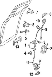 Foto de Freno de puerta Original para Mazda RX-8 2004 2005 2006 2007 2008 Marca MAZDA N�mero de Parte F15172270A