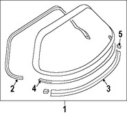 Foto de Cristal Trasero Original para Mazda RX-8 Marca MAZDA Nmero de Parte FE0163930H