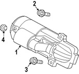 Foto de Tornillo de Arranque Original para Mazda CX-7 Mazda 3 Mazda MX-5 Miata Mazda 6 Mazda 5 Marca MAZDA N�mero de Parte 9YA941003