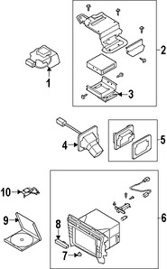 Foto de Soporte de Modulo de Control de GPS Original para Mazda CX-7 2007 2008 2009 Marca MAZDA N�mero de Parte EG23669B0