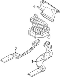 Foto de Ducto de Aire del Panel de Instrumentos Original para Mazda CX-7 2007 2008 2009 2010 2011 2012 Marca MAZDA N�mero de Parte EG2161273