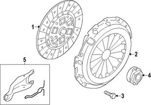 Foto de Disco de Friccin del Embrague Original para Mazda  2013 2014 2015 2016 Mazda 3 2012 2013 Marca MAZDA Nmero de Parte PE0116460