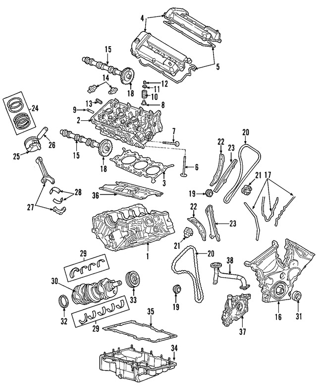 Foto de Balanc�n Original para Mazda Tribute Mazda MPV Mazda 6 Marca MAZDA N�mero de Parte AJ0312130A