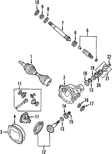 Foto de Rodamiento de Eje Propulsor Original para Mazda B2300 Mazda  Mazda B3000 Mazda B4000 Marca MAZDA N�mero de Parte ZZP010562