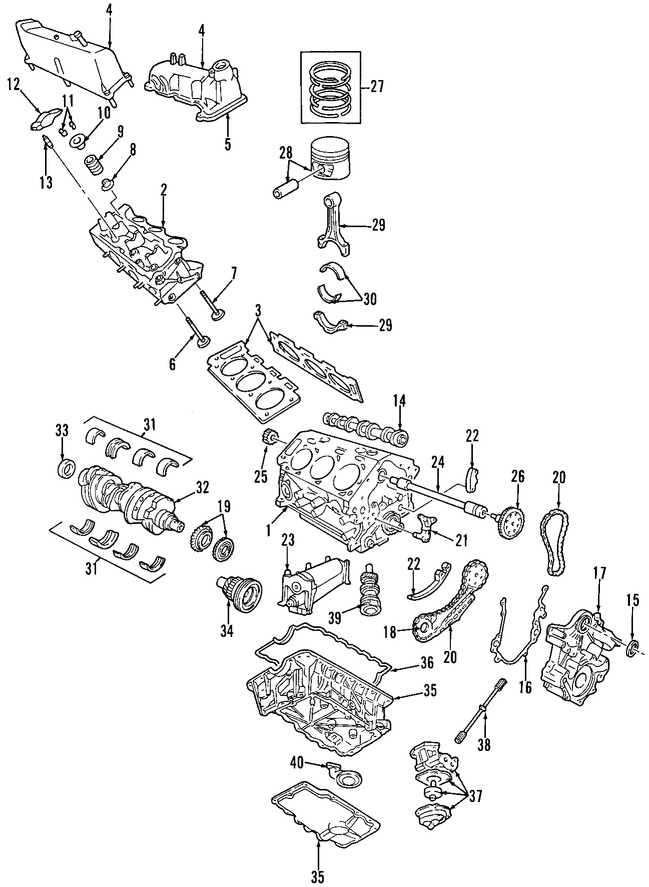 Foto de Arbol de Levas Original para Mazda B4000 2007 2008 2009 Marca MAZDA N�mero de Parte 1F8212430