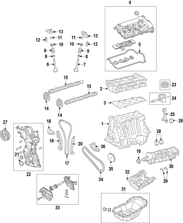 Foto de V�lvula de Admisi�n del motor Original para Mazda 3 2014 2015 2016 2017 Marca MAZDA N�mero de Parte PEDD12111