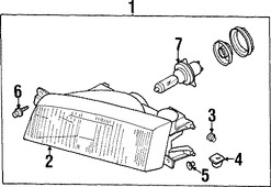 Foto de Perno de cubierta de parachoques Original para Mitsubishi Marca Mitsubishi Nmero de Parte MS240142