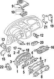 Foto de Sensor de Temperatura Ambiental Original para Mitsubishi Eclipse Mitsubishi Lancer Mitsubishi Montero Mitsubishi Outlander Mitsubishi Mirage Mitsubishi Marca Mitsubishi Parte #MR320628