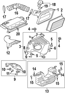 Foto de Manguera de Admisin de Aire del motor Original para Mitsubishi Eclipse Marca Mitsubishi Nmero de Parte MN156483