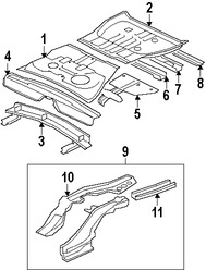 Foto de Bandeja de Piso Original para Mitsubishi Outlander Marca Mitsubishi Nmero de Parte 5251A865