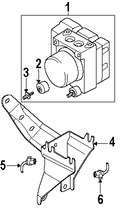 Foto de Conjunto hidrulico de frenos ABS Original para Mitsubishi Outlander 2010 2011 2012 2013 Marca Mitsubishi Nmero de Parte 4670A898