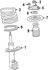 Foto de Puntal de suspensin Original para Mitsubishi Outlander Marca Mitsubishi Nmero de Parte 4060A174