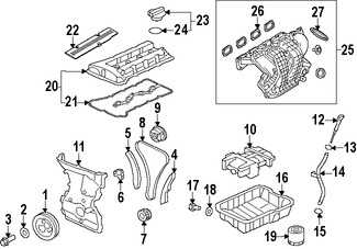 Foto de Empaquetadura de montura Cuerpo de Aceleracin Original para Mitsubishi Outlander Sport Mitsubishi Lancer Mitsubishi Outlander Marca Mitsubishi Nmero de Parte 1542A134