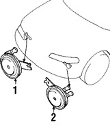 Foto de Claxon / Corneta / Bocina / Pito Original para Mitsubishi Endeavor Marca Mitsubishi Nmero de Parte 8211A012