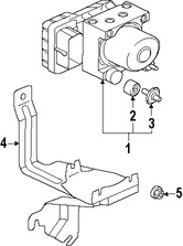 Foto de Conjunto hidr�ulico de frenos ABS Original para Mitsubishi Endeavor Marca Mitsubishi N�mero de Parte 4670A495