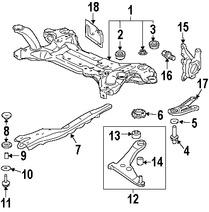 Foto de R�tula de direcci�n Original para Mitsubishi Endeavor Marca Mitsubishi N�mero de Parte 3870A123