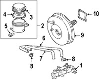 Foto de Reforzador de Frenos Original para Mitsubishi Endeavor Marca Mitsubishi Nmero de Parte MN102570