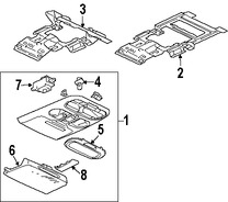 Foto de Lente de luz de mapa Original para Mitsubishi Endeavor Marca Mitsubishi Nmero de Parte MN177295
