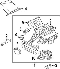 Foto de Ducto de Aire del Panel de Instrumentos Original para Mitsubishi Endeavor Marca Mitsubishi Nmero de Parte MR513454