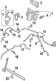 Foto de Manguera de Direcci�n Hidr�ulica Original para Mitsubishi Endeavor Marca Mitsubishi N�mero de Parte MR589359
