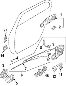 Foto de Varilla de Operaci Original para Mitsubishi Endeavor Marca Mitsubishi Nmero de Parte MR970167