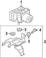 Foto de Conjunto hidrulico de frenos ABS Original para Mitsubishi Lancer Marca Mitsubishi Nmero de Parte 4670A892