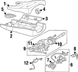 Foto de Interruptor del limpiaparabrisas Original para Mitsubishi Montero Sport Mitsubishi Galant Mitsubishi Mirage Mitsubishi Eclipse Marca Mitsubishi Nmero de Parte MR277927