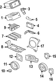 Foto de Unidad de Control de Radio Original para Mitsubishi Lancer 2008 Marca Mitsubishi Nmero de Parte 8701A103